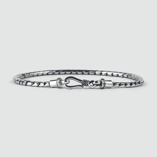 Emir -Sterling Silver Minimalist Bracelet 2.5mm