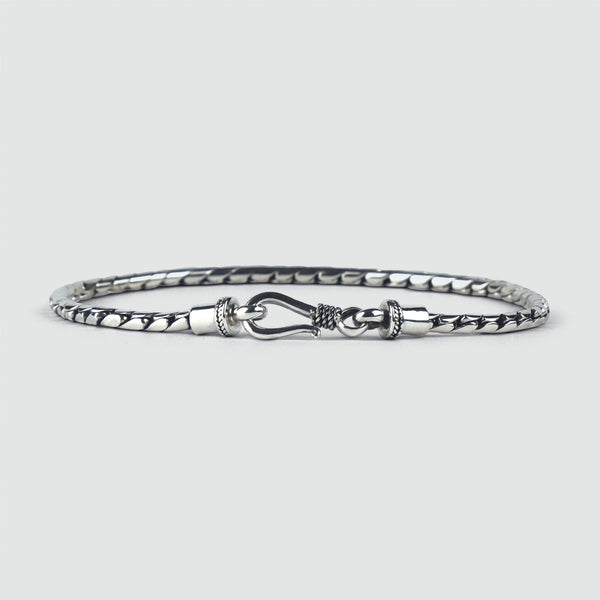 Emir -Sterling Silver Minimalist Bracelet 2.5mm