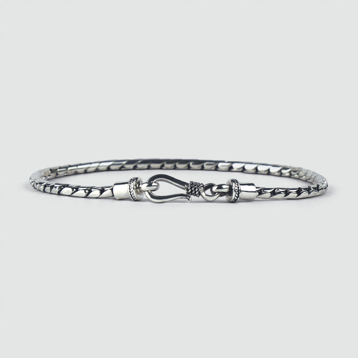 Emir -Sterling Silver Minimalist Bracelet 2.5mm