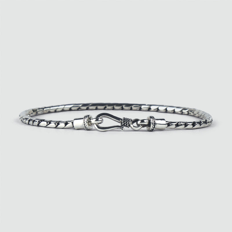 Emir -Sterling Silver Minimalist Bracelet 2.5mm