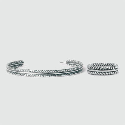Zahir- Cuff and Ring Set