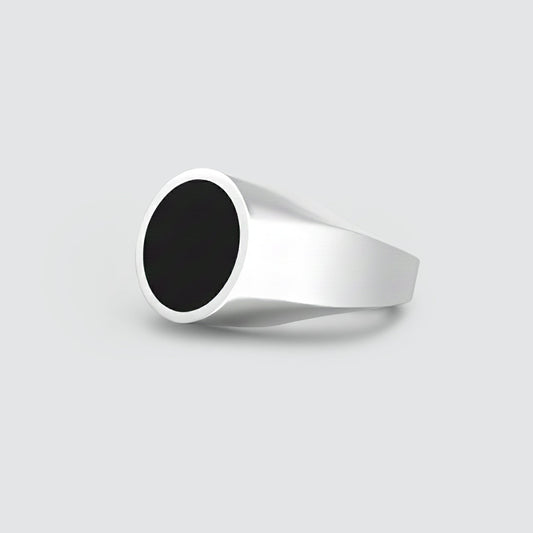 Adil – Black Onyx Signet Ring 13mm