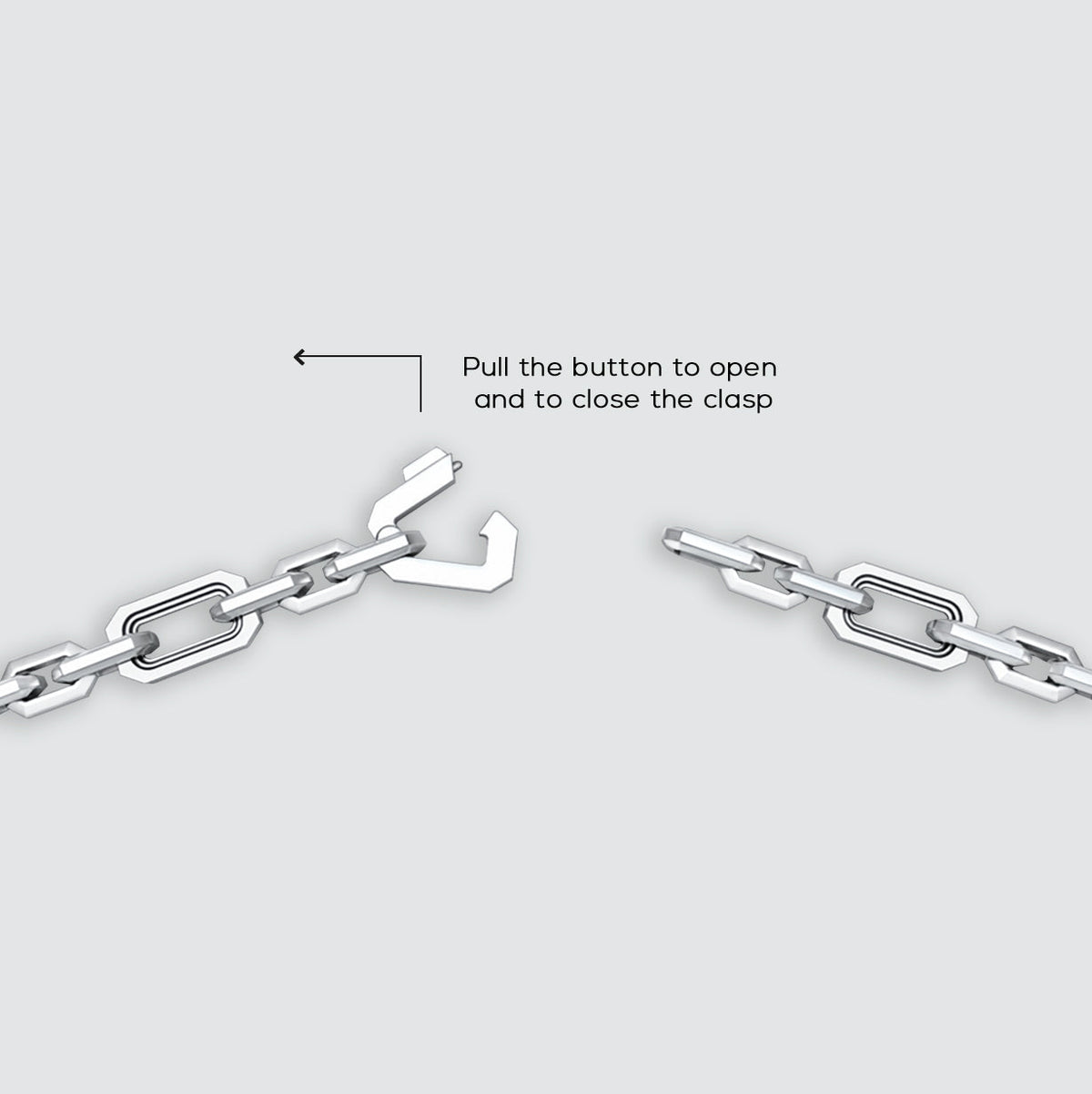 Aqdās - Roman Sterling Silver Chain Link Bracelet 8.5mm