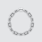 Aqdās - Roman Sterling Silver Chain Link Bracelet 8.5mm