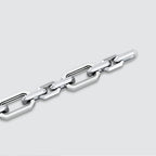 Aqdās - Roman Sterling Silver Chain Link Bracelet 8.5mm