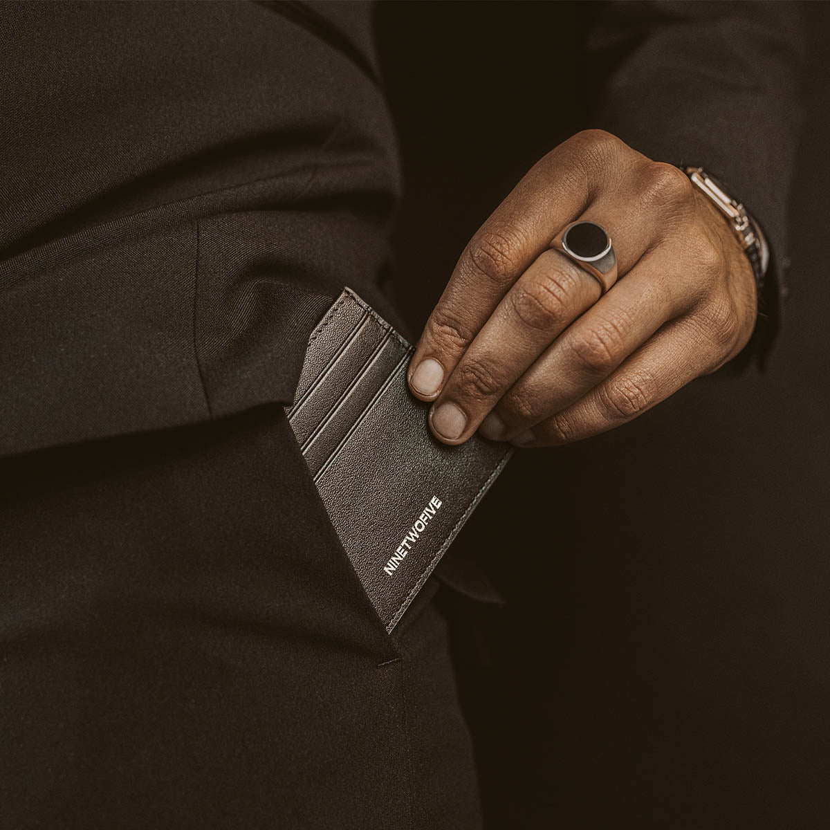 Genuine Black Leather Wallet