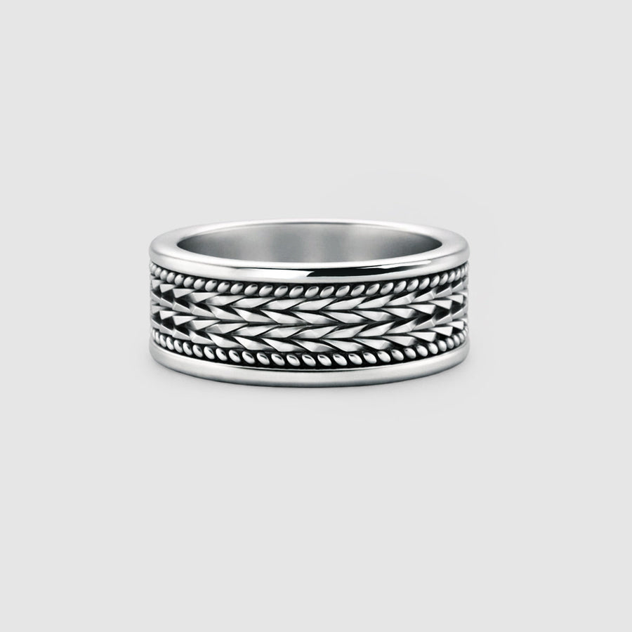 Hidan - Sterling Silver Spinner Ring 9mm