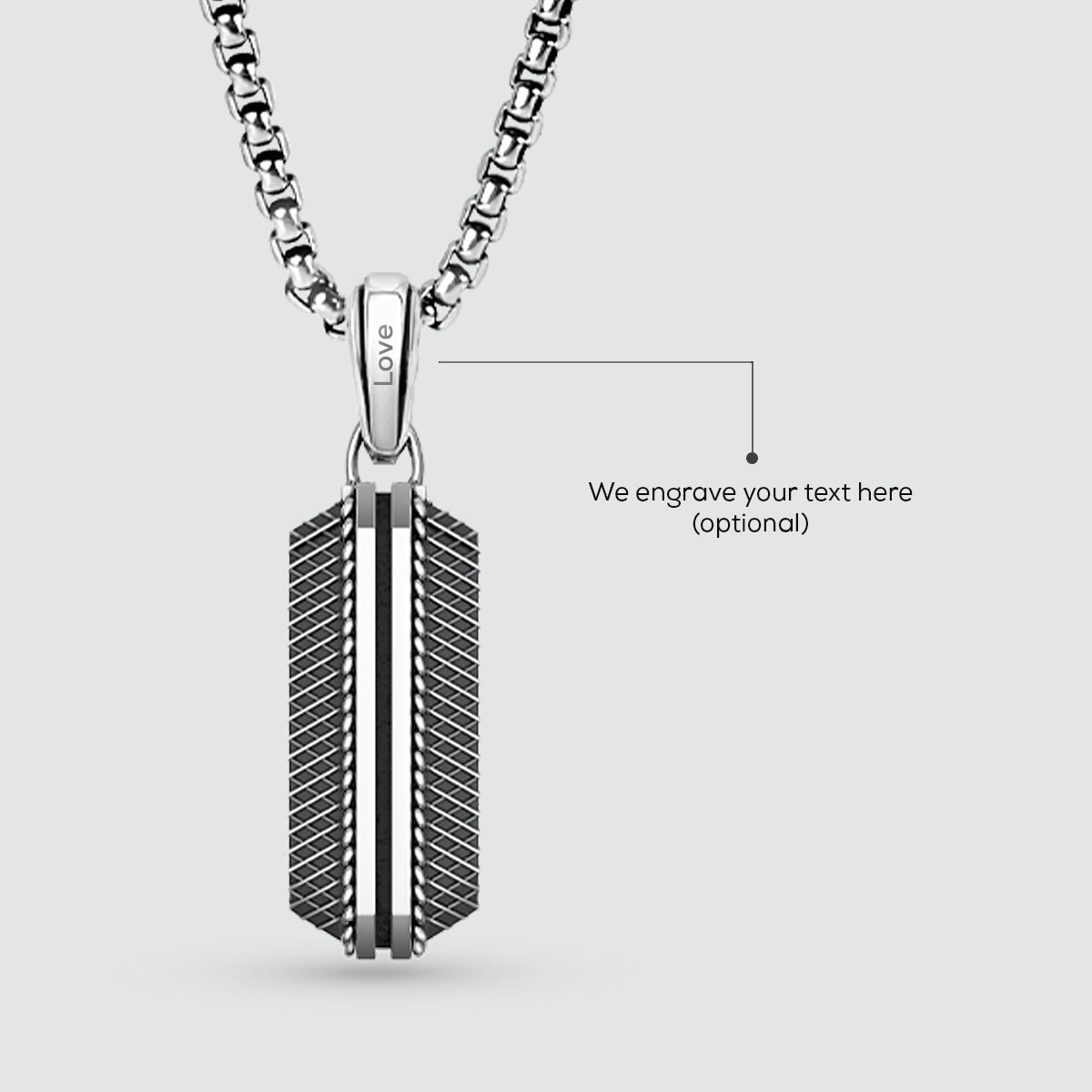 Kaliq Oxidised Pendant and Bangle - set
