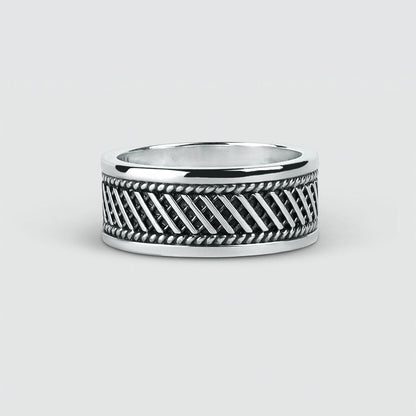 Kaliq Oxidised Pendant, Ring and Bangle - set