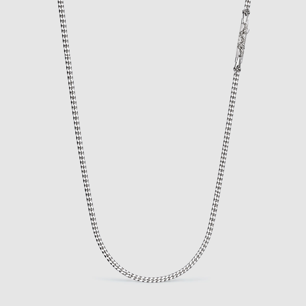 Wasil - Sterling Silver Curb Chain Necklace 3mm