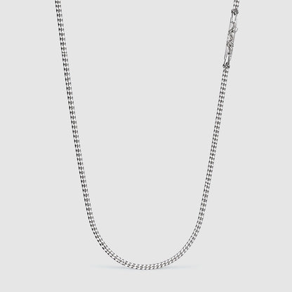 Wasil - Sterling Silver Curb Chain Necklace 3mm