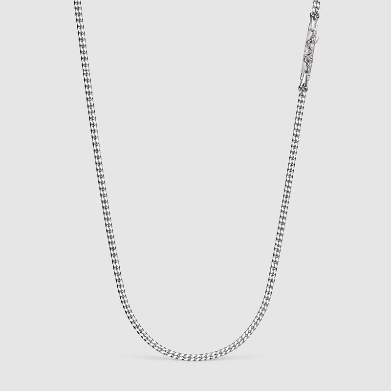 Wasil - Sterling Silver Curb Chain Necklace 3mm
