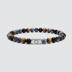 Mazij - Four Stone Beaded Bracelet 6mm