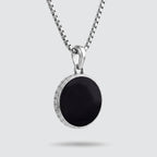 Safar - Sterling Silver Onyx Compass Pendant