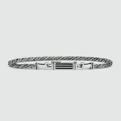 Nadir Twisted Rope Chain and Bracelet - set