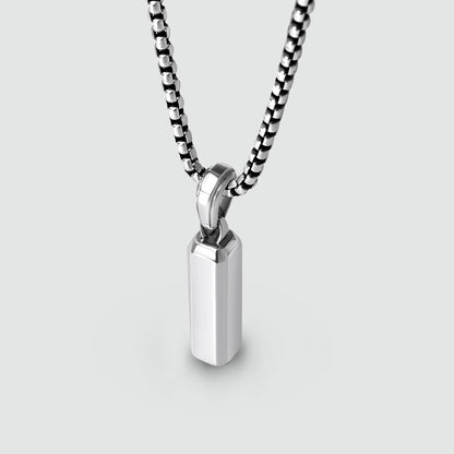 Jalil - Sterling Silver Black Onyx Pendant