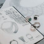 Naim - Black Onyx Signet Ring 13mm