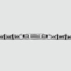 Khaled - Sterling Silver Brutalist Bracelet 6.5mm
