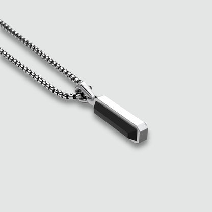 Samir – Sterling Silver Black Onyx Pendant