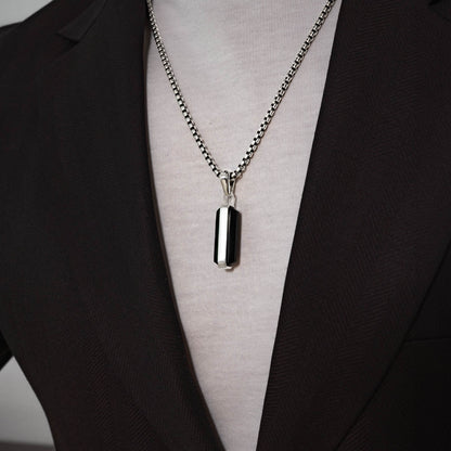 Samir – Sterling Silver Black Onyx Pendant
