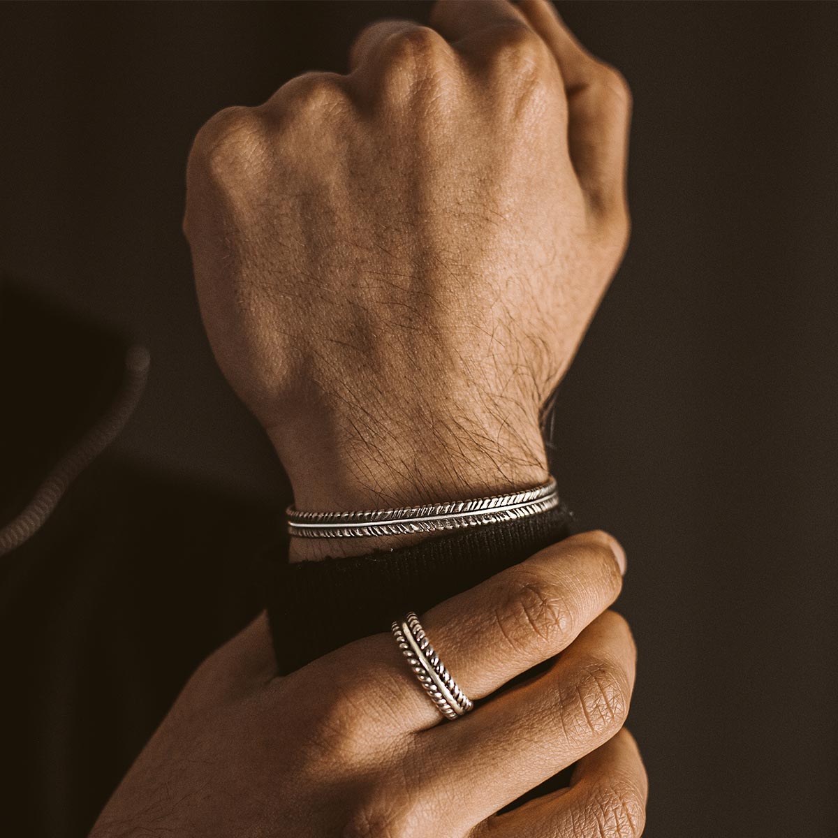 Zahir- Cuff and Ring Set