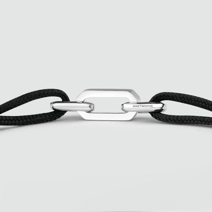 Aarif – Black Rope Chain Link Bracelet