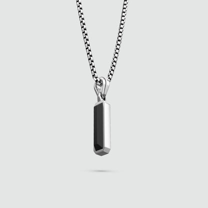 Samir – Sterling Silver Black Onyx Pendant